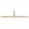 Ekena Millwork Eugene Smooth Timber Gable Bracket, Douglas Fir, 60"W x 20"H x 1 1/2"D x 3 1/2"F, 8/12 Pitch GBW060X20X0204EUG00SDF - alternate 4